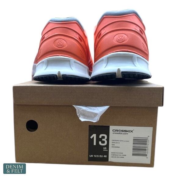 Crosskix APX Orangina Orange Water Fishing/Boating Shoes/Sneakers NEW~NIB - Picture 10 of 10